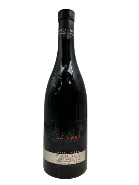 Barolo Fontanafredda 2004 italienische Rotweinflasche