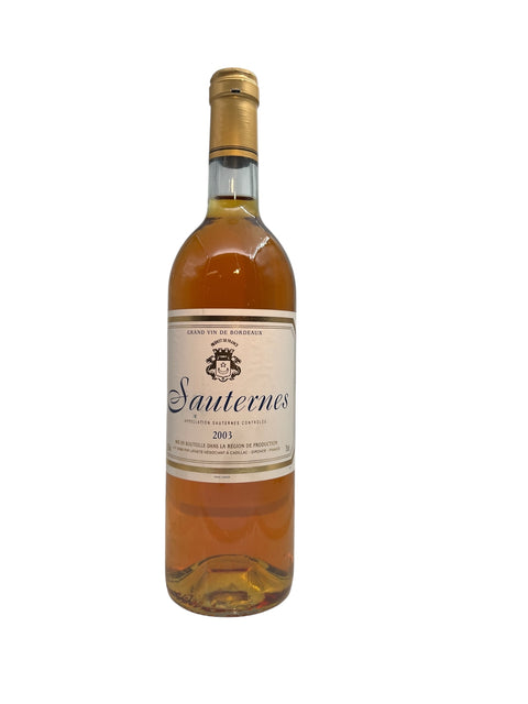 Flasche Sauternes Château LaFaurie Peyraguey 2003 Dessertwein