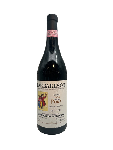Flasche Barbaresco Jahrgang 2007 von Produttori del Barbaresco