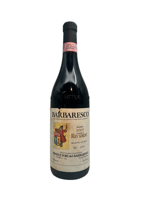 Barbaresco-Rotwein von Produttori del Barbaresco, Jahrgang 2007