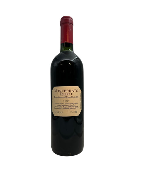 Eine Flasche Rotwein Monferrato Rosso 1997 von Marchesi