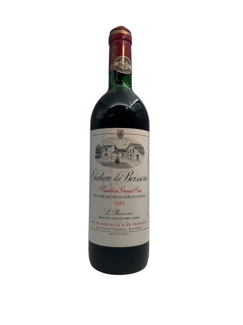 Flasche Rotwein Chateau la Boisserie 1983