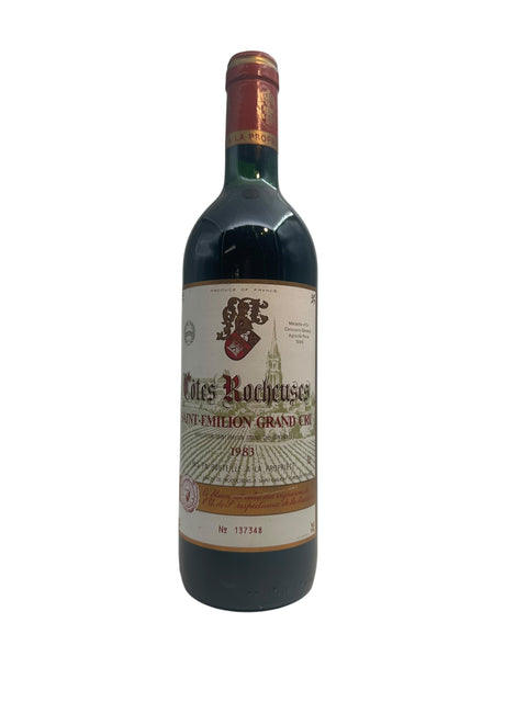 Flasche Côtes Rocheuses Saint Émilion 1983 Grand Cru Rotwein