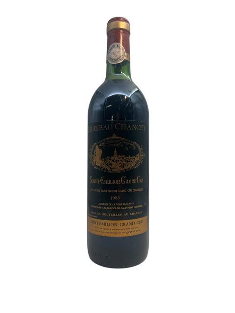 Flasche Saint-Émilion Grand Cru Château Chancet 1983