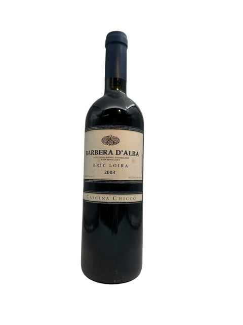 Flasche Rotwein Barbera d'Alba Cascina Chicco 2003