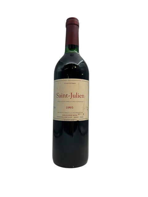 Flasche Rotwein Saint-Julien Jean-Eugène Borie 1993
