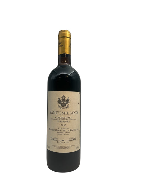 Flasche Sant'Emiliano Barbera d'Asti 2003 von Marchesi Incisa della Rocchetta