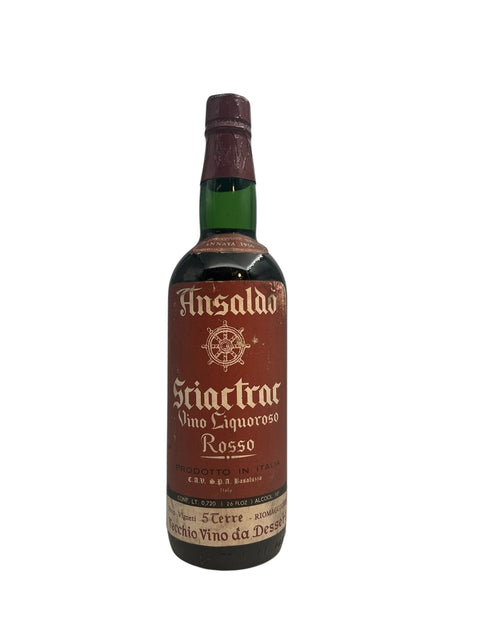 Flasche Dessertwein Sciacchetrà Ansaldo 1982