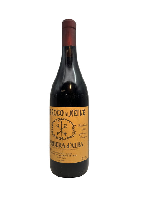 Barbera d'Alba Weinflasche von Parroco di Neive Jahrgang 1993