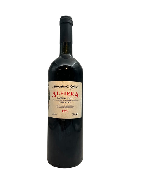 Flasche Alfiera Marchesi Alfieri 1999 Barbera d'Asti Rotwein