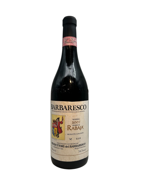 Barbaresco Rotwein von Produttori del Barbaresco 2007 Flaschendesign