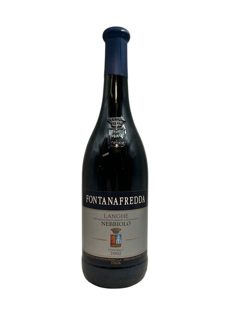 Flasche Langhe Nebbiolo Fontanafredda 2002