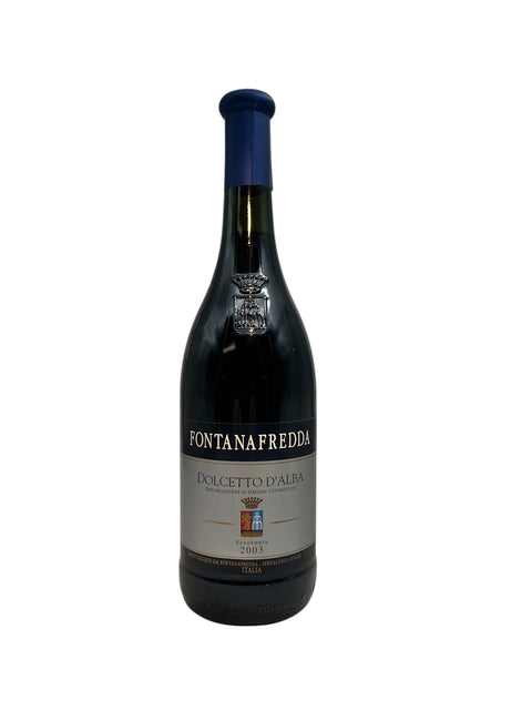 Dolcetto d'Alba Fontanafredda 2003 Weinflasche