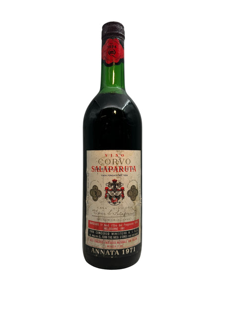 Corvo Duca di Salaparuta 1971 Rotweinflasche