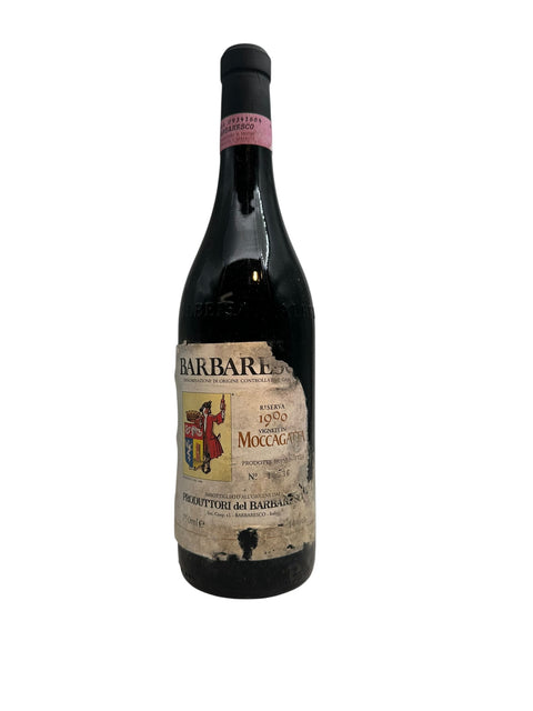 Barbaresco-Rotweinflasche von 1990 Produttori del Barbaresco