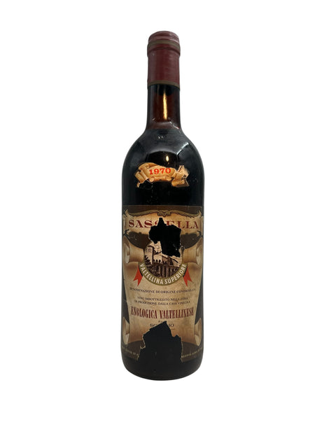 Sassella Enologica Valtellinese 1970 Flasche