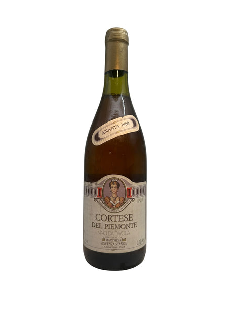 Flasche Cortese del Piemonte aus dem Jahr 1989