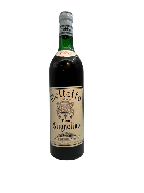 Flasche Rotwein Grignolino Deltetto 1973