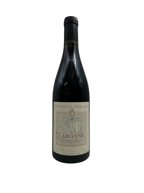 Flasche Rotwein Cairanne Domaine de l'Amélaud 2001
