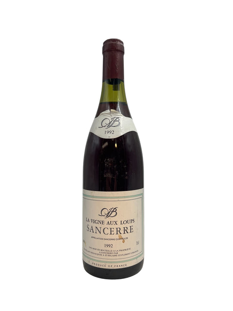 Flasche Sancerre La Vigne aux Loups 1992 Weißwein