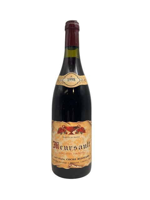 Flasche Meursault Coche-Bizouard Jahrgang 1998