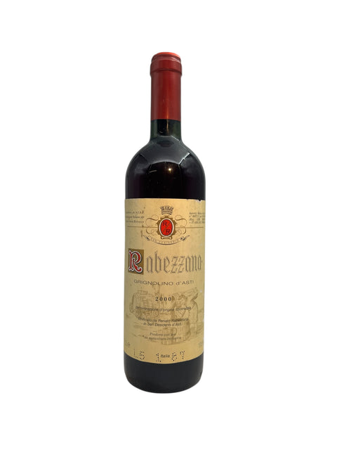 Flasche Rotwein Grignolino d'Asti Rabezzana 2000