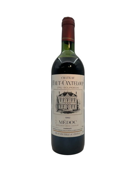 Flasche Rotwein Médoc Chateau Haut-Canteloup 1982