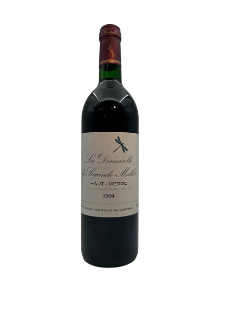 Flasche Rotwein La Demoiselle de Sociando-Mallet 1994