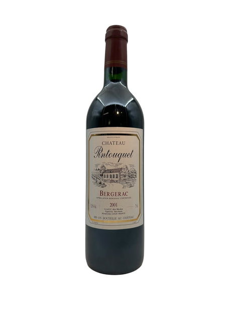 Flasche Rotwein Bergerac Chateau Pintouquet 2001