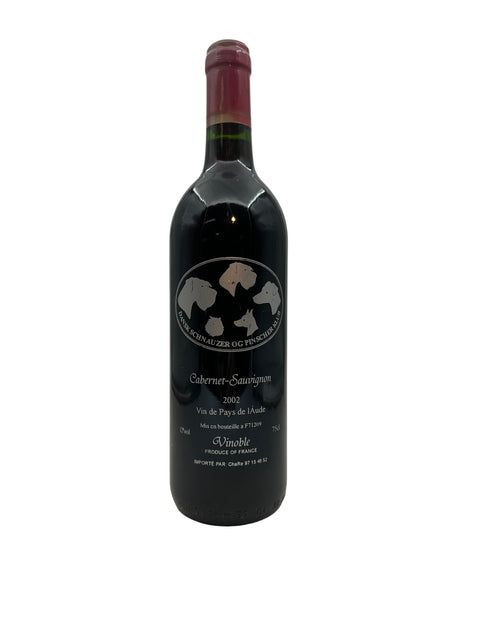 Flasche Rotwein Cabernet-Sauvignon Vinoble 2002