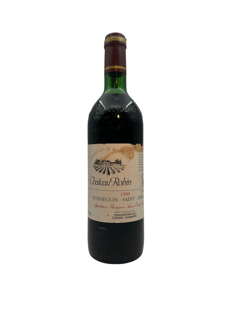 Flasche Chateau Robin Puisseguin Saint-Émilion 1988