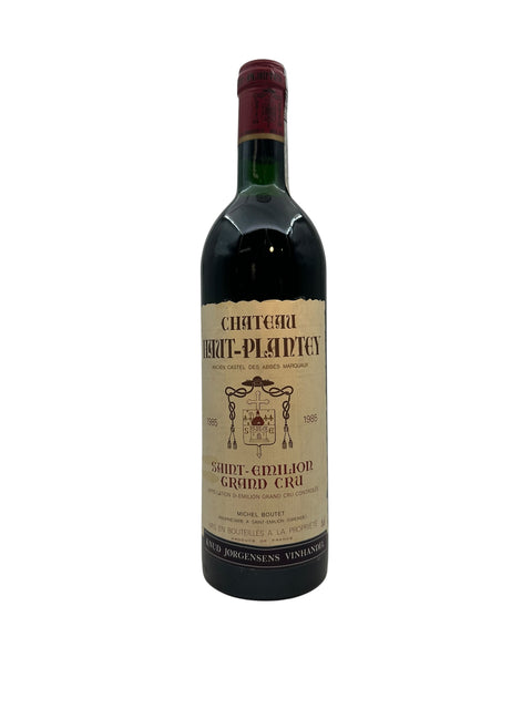 Flasche Rotwein Chateau Haut-Plantey 1985