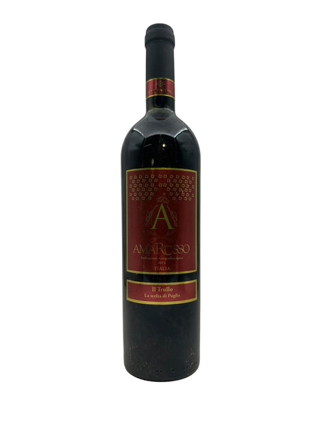 Flasche Rotwein Amarosso Il Trullo 2015 aus Italien