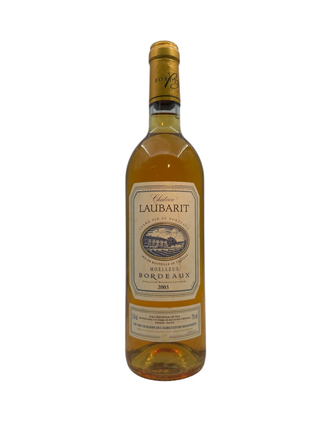 Flasche Dessertwein Château Laubarit Moelleux 2003 aus Bordeaux