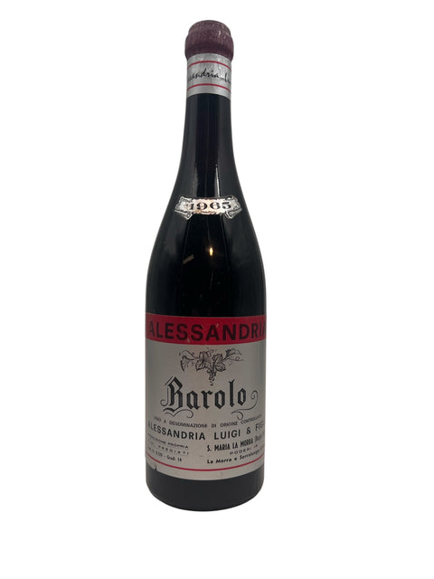 Flasche Barolo Alessandria Luigi 1965