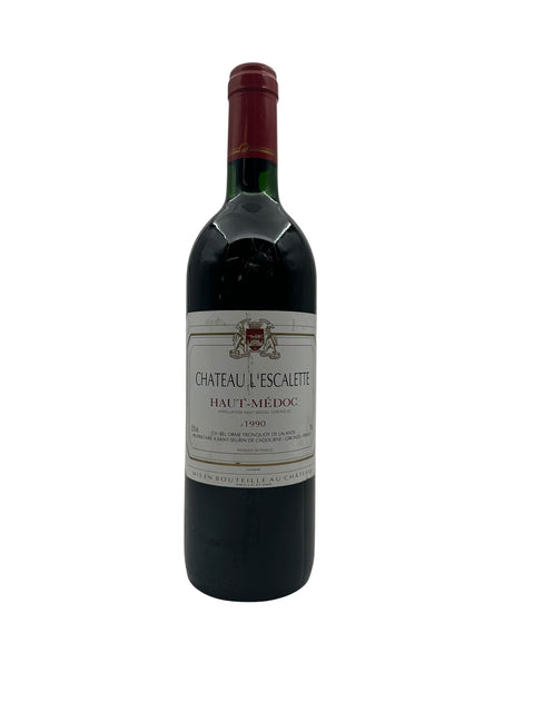 Flasche Chateau L'Escalette 1990 aus Haut-Médoc