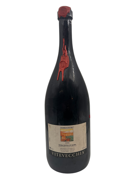 Flasche Rotwein Dolcetto d'Alba Vitevecchia 1994