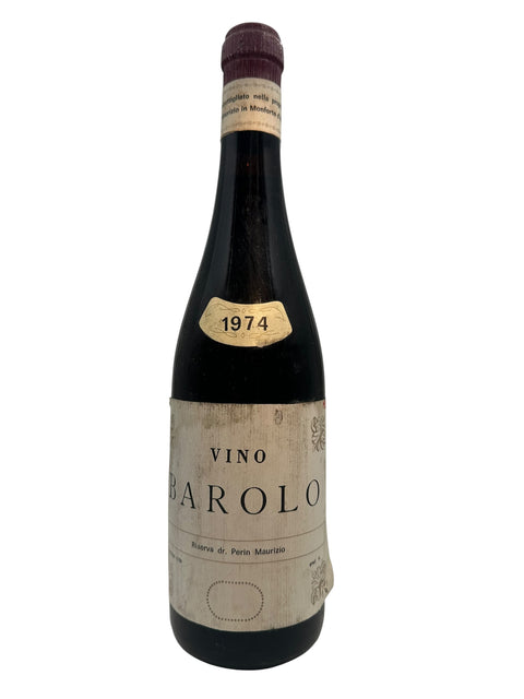 Barolo Dr. Perin Maurizio 1974 Weinflasche