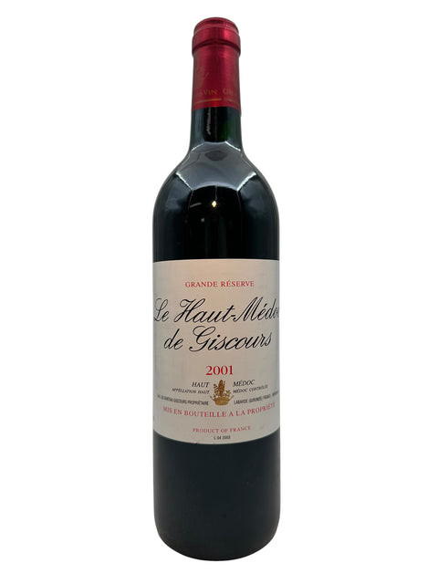 Weinflasche Le Haut-Médoc de Giscours 2001