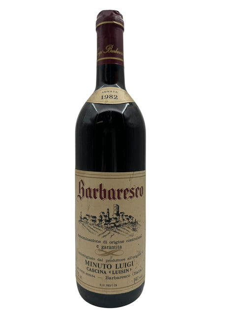 Flasche Barbaresco Minuto Luigi 1982