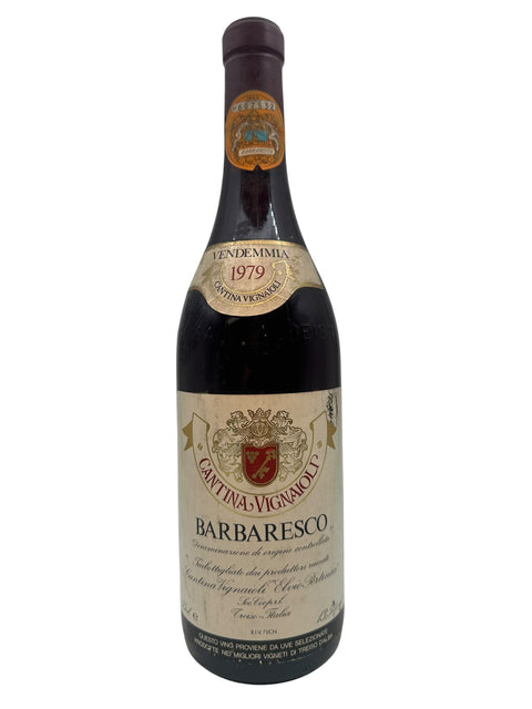 Flasche Barbaresco Cantina Vignaioli Jahrgang 1979