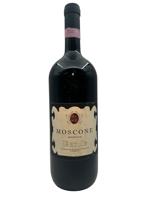 Flasche Barolo Moscone 2018 mit Etikett