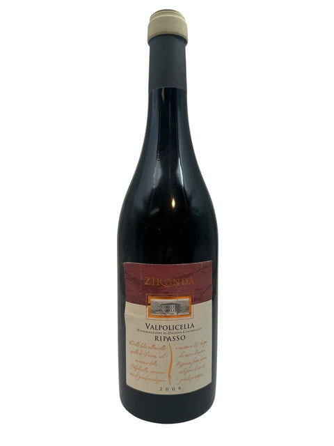 Flasche Valpolicella Ripasso Zironda 2009