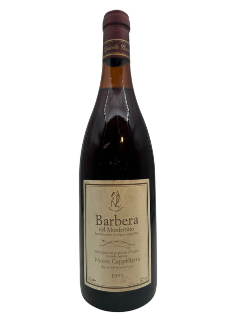 Flasche Barbera del Monferrato von Nuova Cappelletta Jahrgang 1991