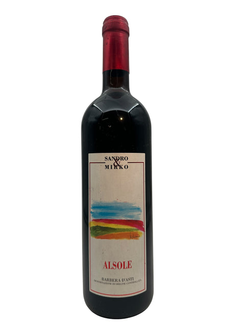 Flasche Rotwein Alsole Sandro & Mirko Barbera d'Asti