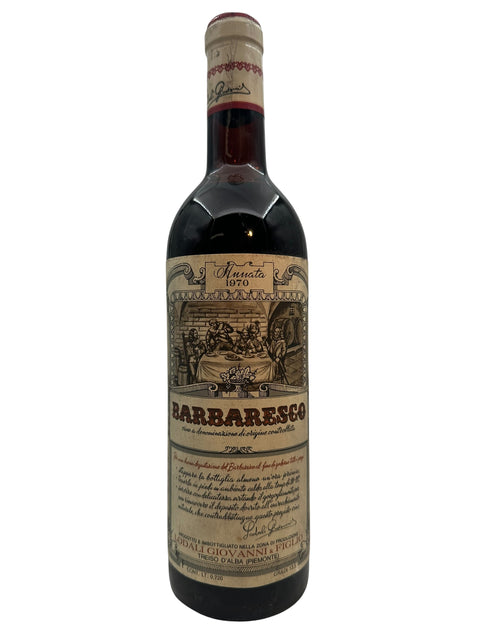 Barbaresco Lodali Giovanni 1970 Weinflasche