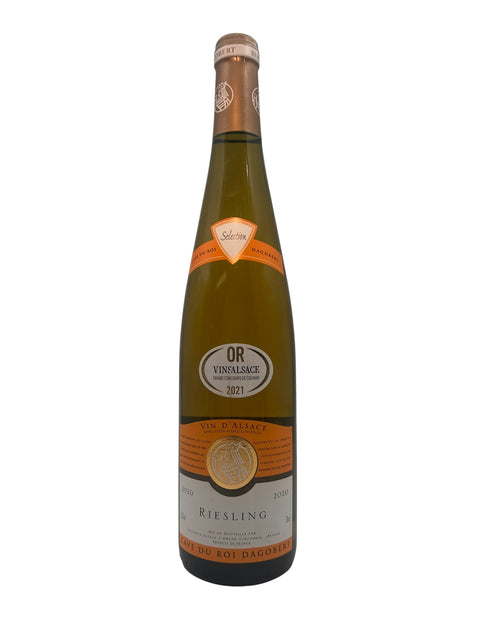 Flasche Riesling Cave du Roi Dagobert 2020 aus dem Elsass