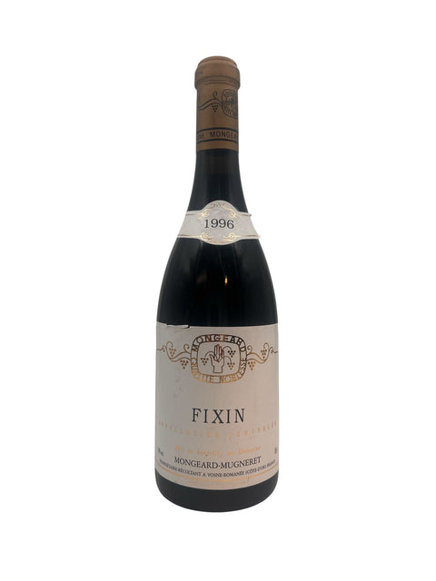 Flasche Rotwein Fixin Mongeard-Mugneret 1996