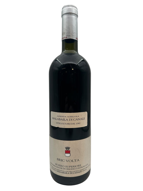 Flasche Bric Volta Malabaila di Canale Rotwein