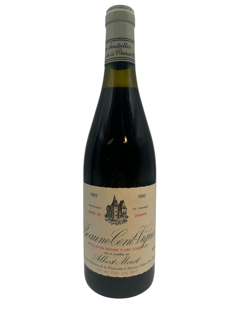 Flasche Beaune Cent-Vignes Albert Morot Jahrgang 1993 Rotwein